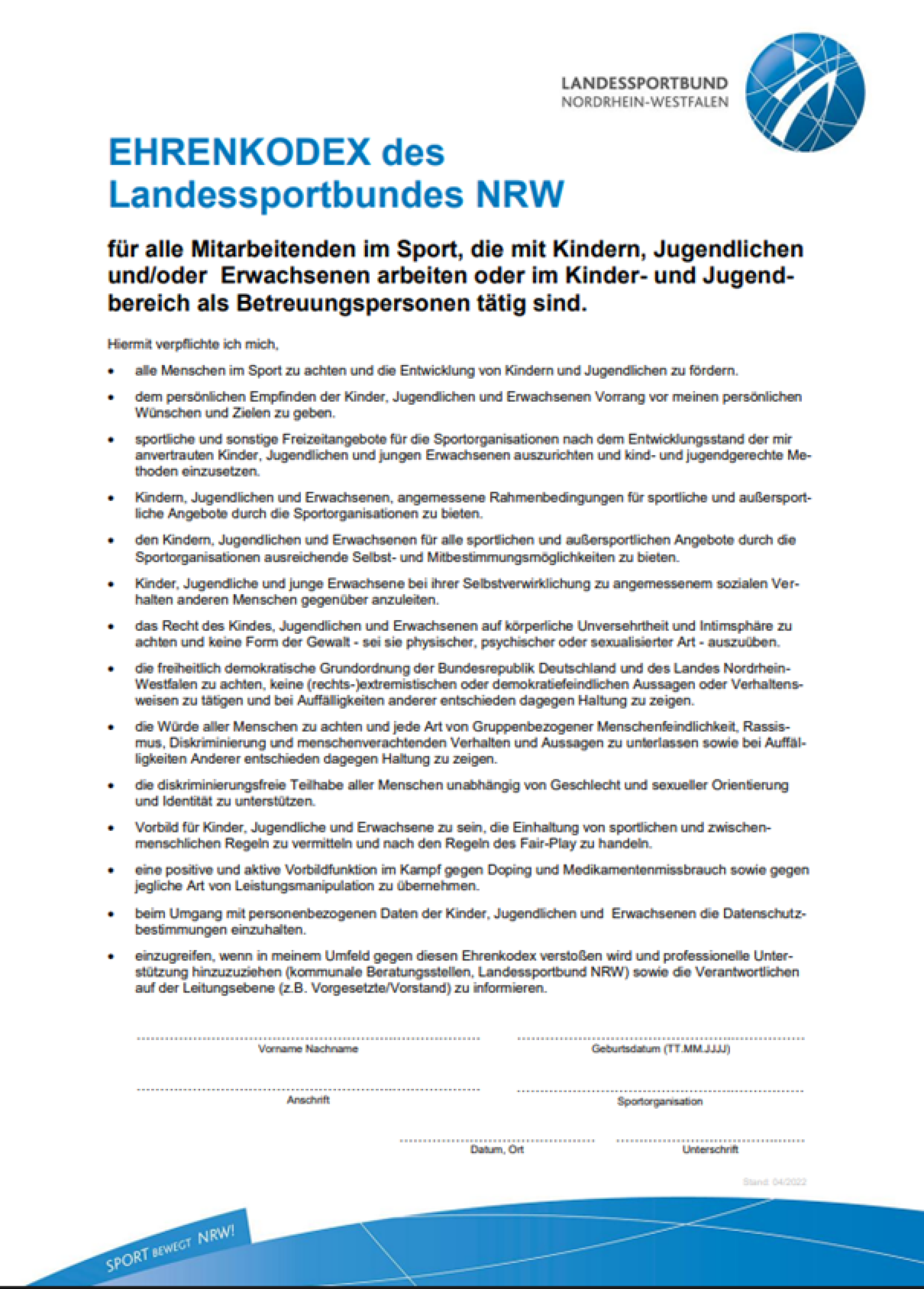 Eherenkodex_Landessportbund_NRW